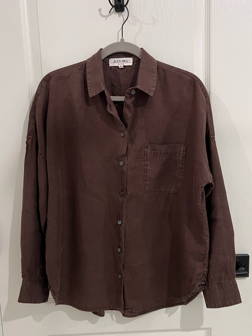 Alex Mill The Jo Shirt in linen